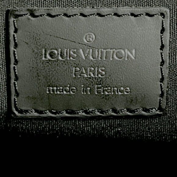 LOUIS VUITTON Segur MM Epi Segur MM Black Leather Shoulder Bag Satchel Silver LV - Picture 10 of 16